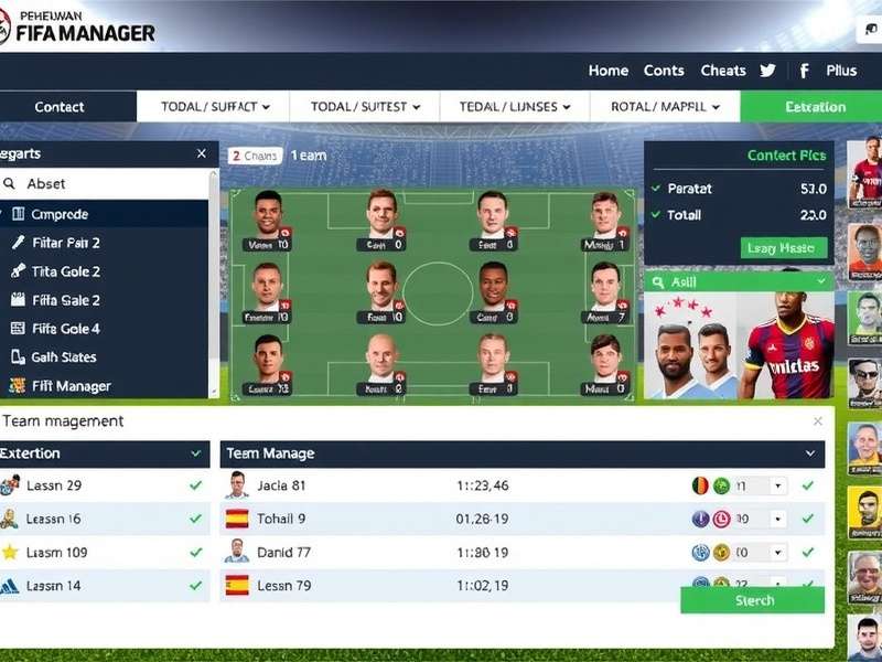 Pehelwan FIFA Manager Game Interface