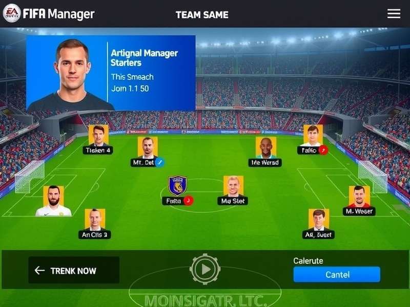 Pehelwan FIFA Manager Team Management Screen